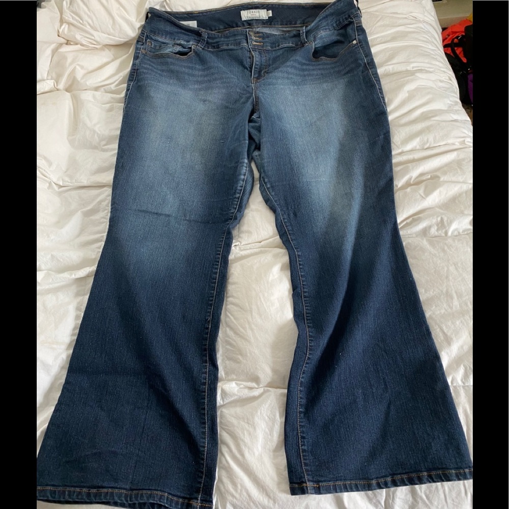 Flared jeans